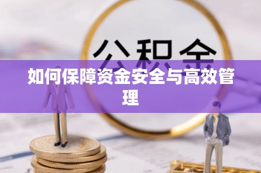 广丰如何保障资金安全与高效管理