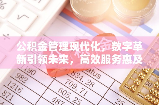 广丰公积金管理现代化，数字革新引领未来，高效服务惠及民生