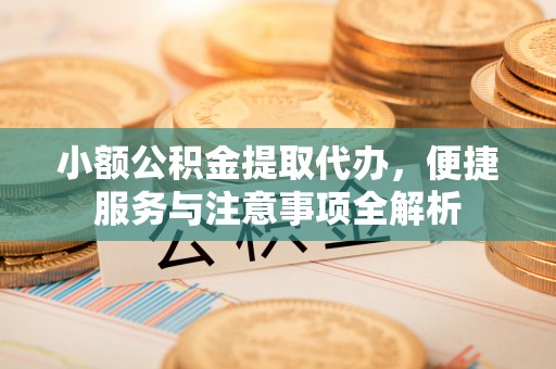 广丰小额公积金提取代办，便捷服务与注意事项全解析