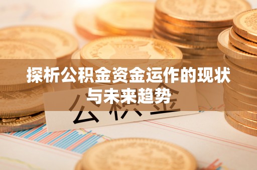 广丰探析公积金资金运作的现状与未来趋势