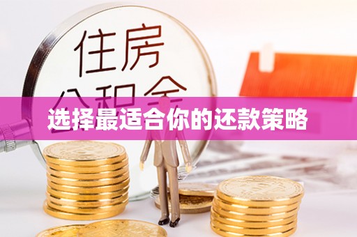 广丰选择最适合你的还款策略